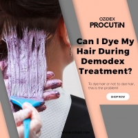 Can I dye my hair during Demodex Treatment?