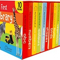 My First Library: Boxset of 10 Board Books for Kids Board book