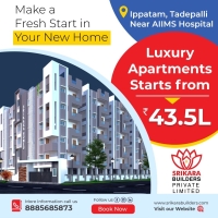 Luxury 2BHK flats in vijayawada forÂ 40lakhs
